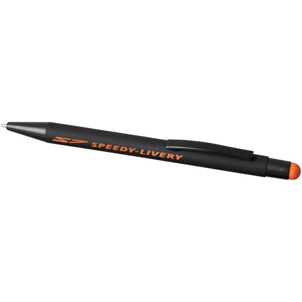 Obrázky: Pryžové kuličkové pero, oranžový stylus, Obrázek 4