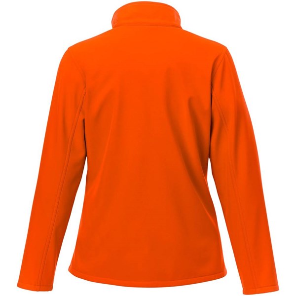 Obrázky: Oranžová softshellová dámská bunda S, Obrázek 2