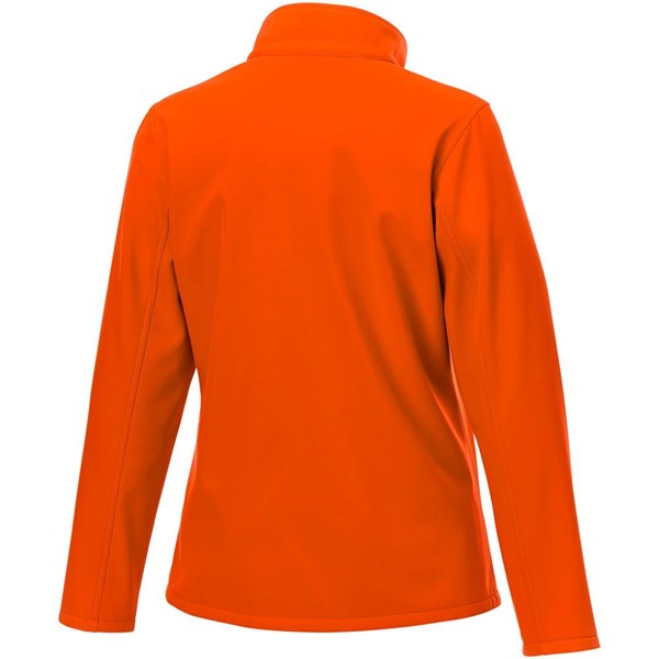 Obrázky: Oranžová softshellová dámská bunda S, Obrázek 3