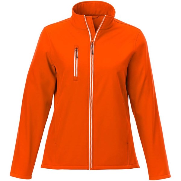 Obrázky: Oranžová softshellová dámská bunda XS, Obrázek 5