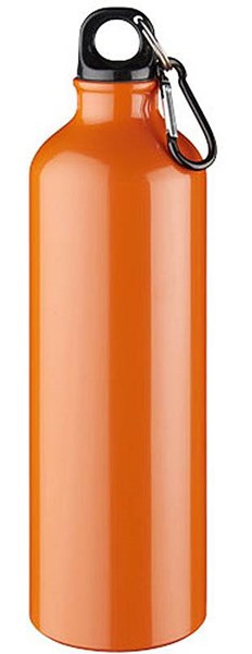 Obrázky: Oranžová hliníková láhev 770 ml s karabinou, Obrázek 3