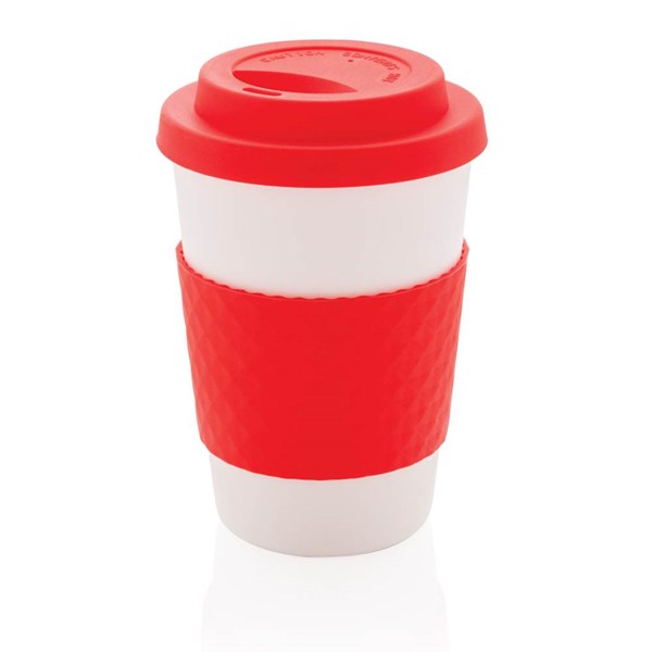 Obrázky: Opakovaně použitelný hrnek 270 ml, červená