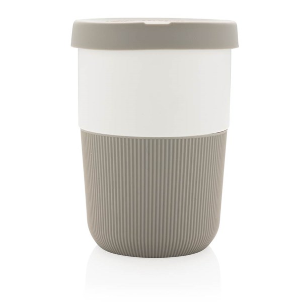 Obrázky: PLA hrnek coffee to go 380ml, šedá, Obrázek 2
