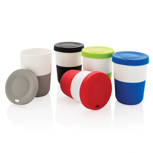 Obrázky: PLA hrnek coffee to go 380ml, šedá, Obrázek 5
