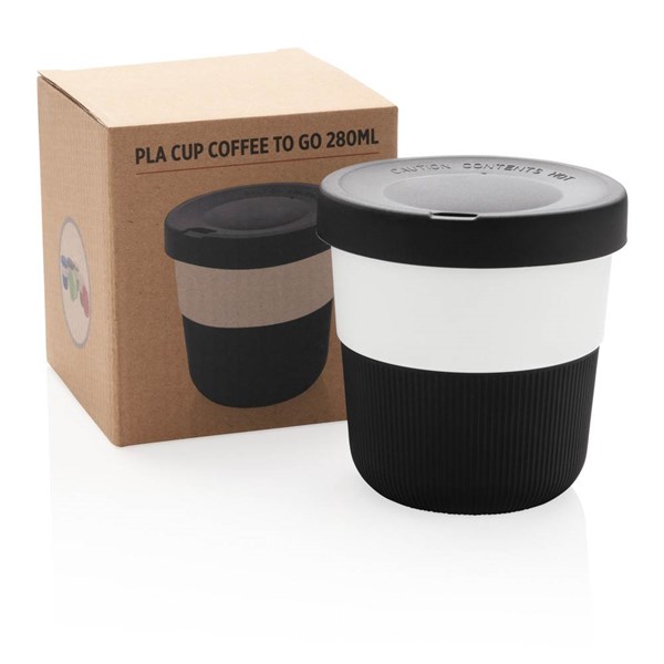 Obrázky: PLA hrnek coffee to go 280ml, černá, Obrázek 7