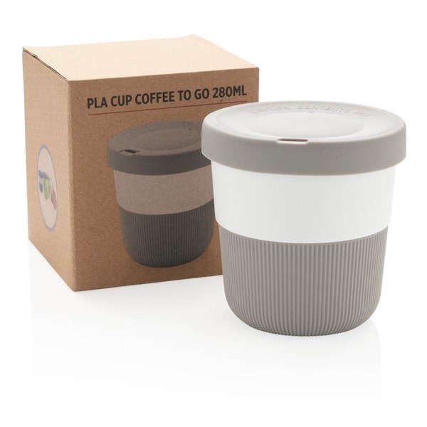 Obrázky: PLA hrnek coffee to go 280ml, šedá, Obrázek 7