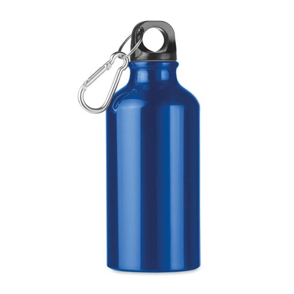 Obrázky: Hliníková láhev 400 ml, modrá