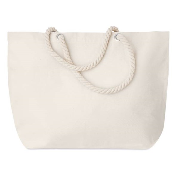 Obrázky: Přírodní taška z bavlny, kroucené držadlo
