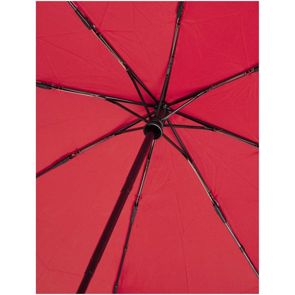 Obrázky: Automatický skládací deštník, rec. PET, červený, Obrázek 3