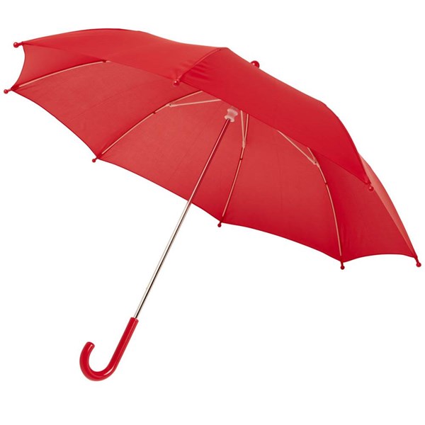 Obrázky: Dětský větruodolný deštník červená