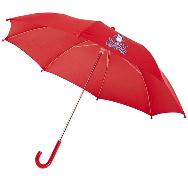 Obrázky: Dětský větruodolný deštník červená, Obrázek 6