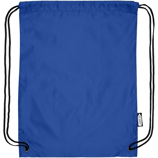 Obrázky: Stahovací batoh z recyklovaných PET modrá, Obrázek 2