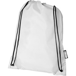 Obrázky: Stahovací batoh z recyklovaných PET bílá
