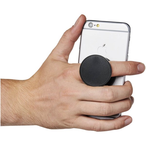 Obrázky: Černý plastový stojánek na telefon s úchytem, Obrázek 5