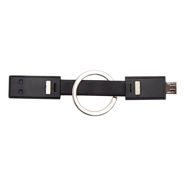 Obrázky: Černý přívěsek s USB/micro USB přenos dat, Obrázek 4