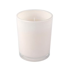 Obrázky: Bílá neparfemovaná svíčka ve skle