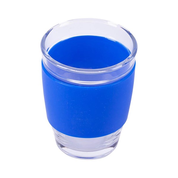 Obrázky: Modrý šálek na kávu z borosilikátového skla 350 ml, Obrázek 3