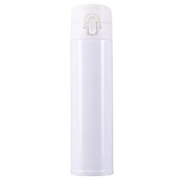 Obrázky: Bílý nerezový termohrnek/ termoska 350 ml, Obrázek 6