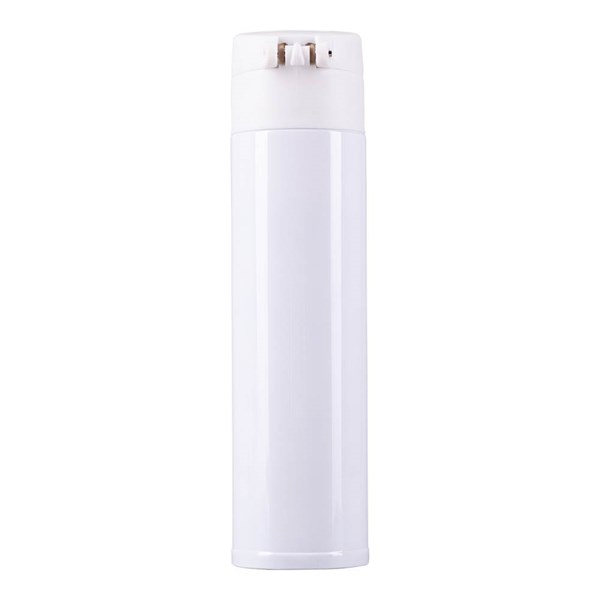 Obrázky: Bílý nerezový termohrnek/ termoska 350 ml, Obrázek 7