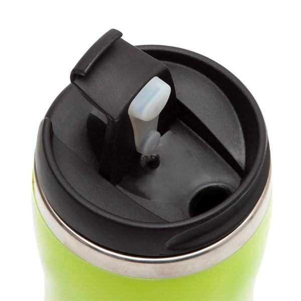 Obrázky: Zelený plastový termohrnek 350 ml s nerez.vnitřkem, Obrázek 3