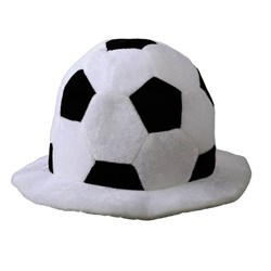 Obrázky: Bílo černý fanouškovský klobouk