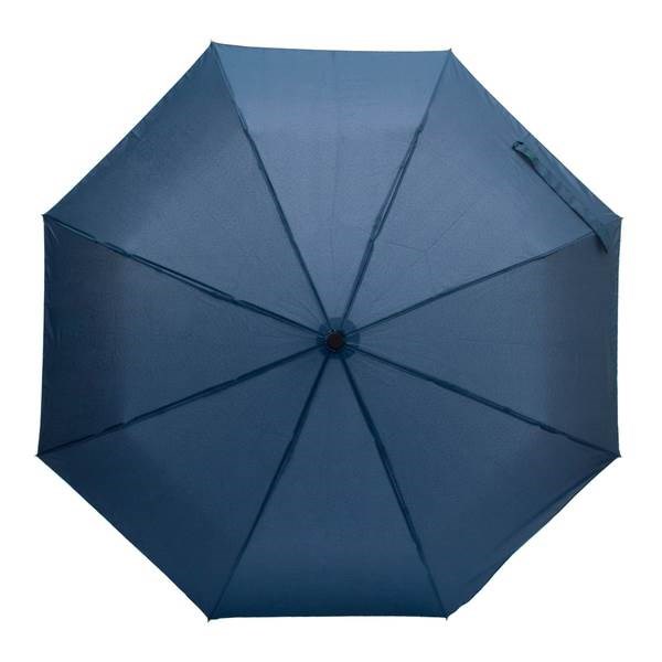 Obrázky: Modrý skládací deštník odolný bouřce i větru, Obrázek 2
