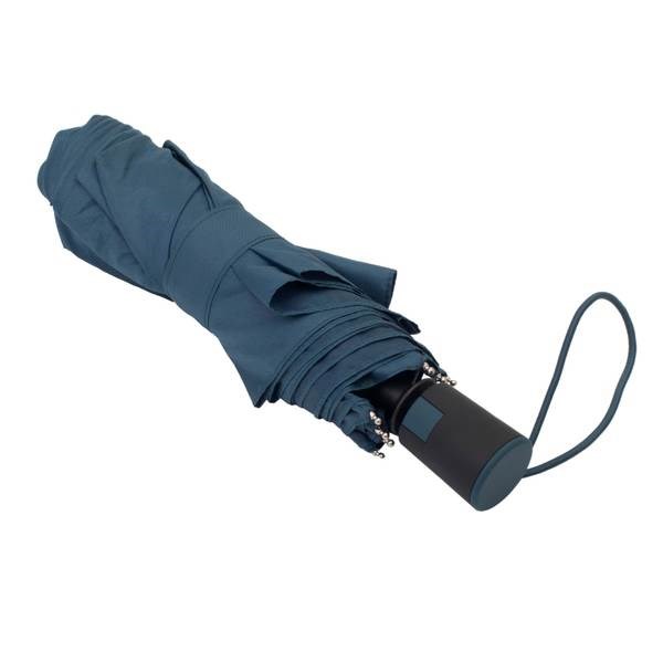 Obrázky: Modrý skládací deštník odolný bouřce i větru, Obrázek 4