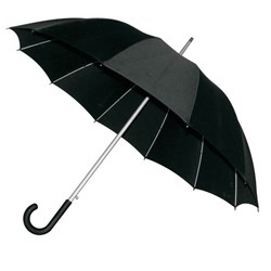 Obrázky: Černý 12 panelový automatický deštník