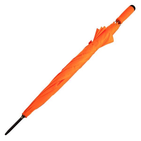 Obrázky: Oranžový automat.deštník s EVA ručkou v barvě dešt., Obrázek 3