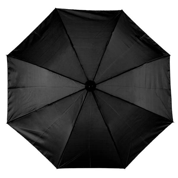 Obrázky: Černý skládací deštník s manuálním otevíráním, Obrázek 4