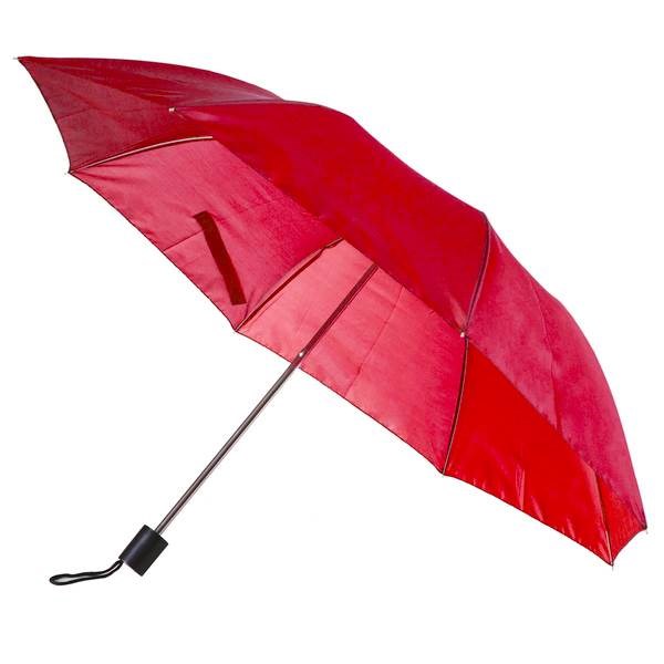 Obrázky: Červený skládací deštník s manuálním otevíráním