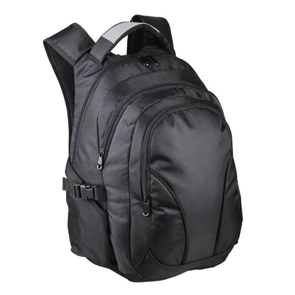 Obrázky: Černý polyesterový batoh na laptop 30 L