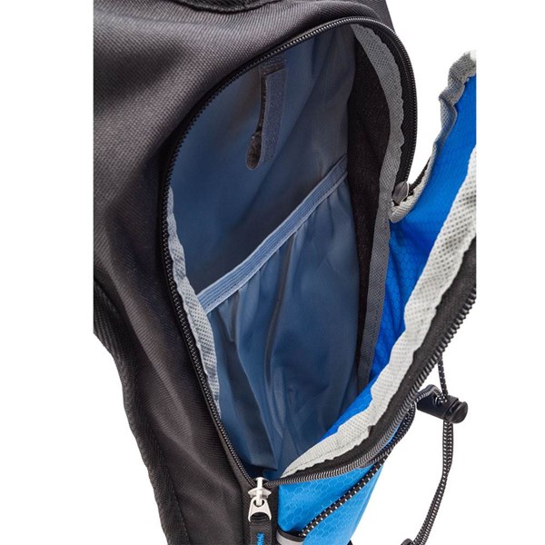 Obrázky: Modrý sportovní batoh s reflex.prvky na kolo či běh, Obrázek 3