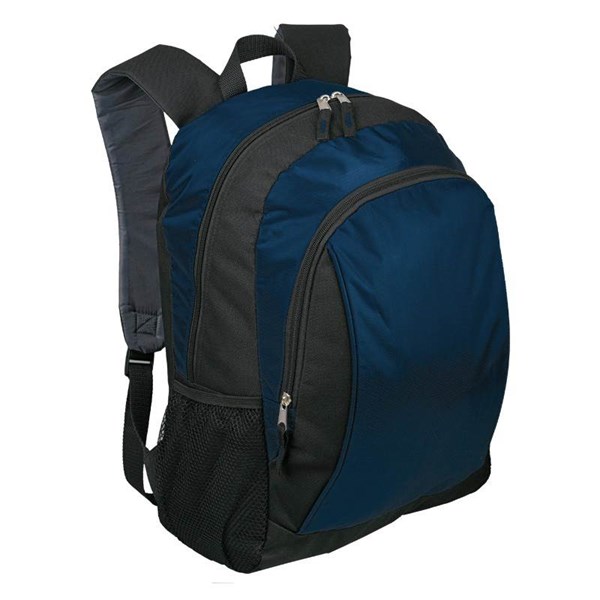 Obrázky: Černo-modrý batoh 32 L s boční kapsou ze síťoviny, Obrázek 1