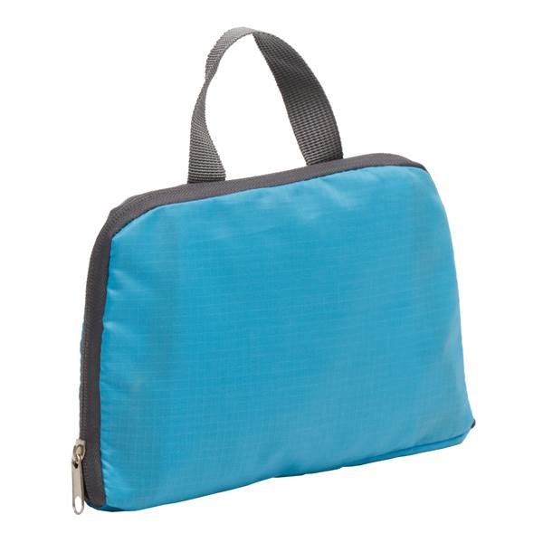 Obrázky: Modrý skládací batoh z 210D polyesteru, Obrázek 2
