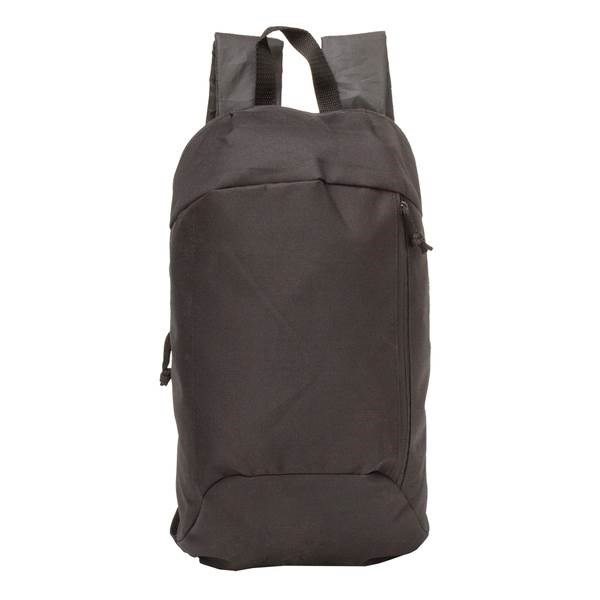 Obrázky: Jednoduchý polyesterový batoh 10 L, černý, Obrázek 2