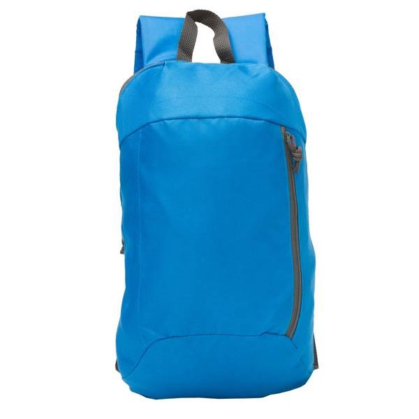 Obrázky: Jednoduchý polyesterový batoh 10 L, modrý, Obrázek 2