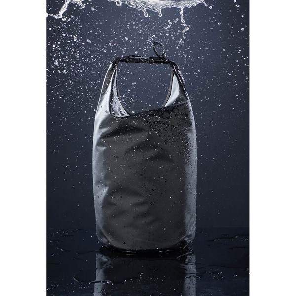 Obrázky: Voděodolný vak z polyesteru 10 L, černý, Obrázek 4