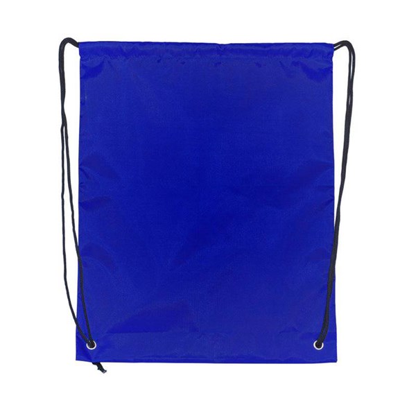 Obrázky: Jednoduchý polyesterový stahovací batoh modrý, Obrázek 2