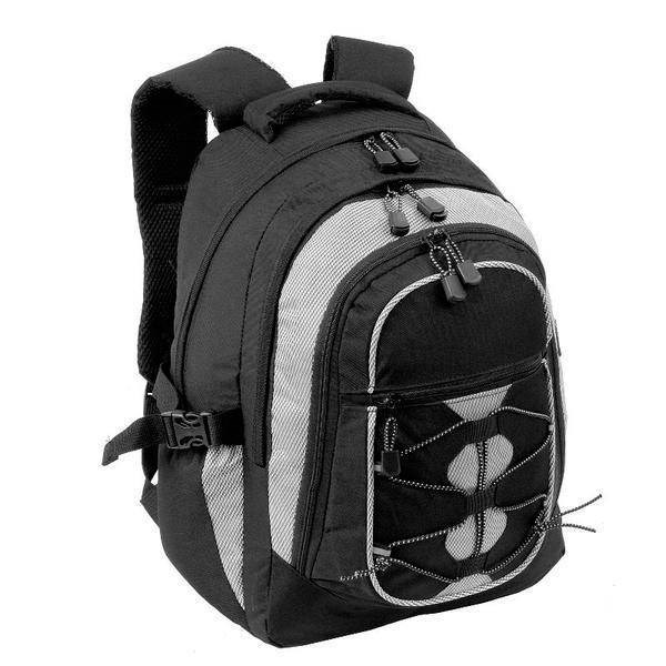 Obrázky: Černo šedý batoh s velkým množstvím kapes 30 L, Obrázek 3