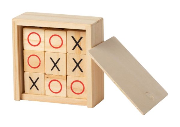 Obrázky: Piškvorky (9ks) v dřevěném boxu s vysouvacím víkem, Obrázek 5