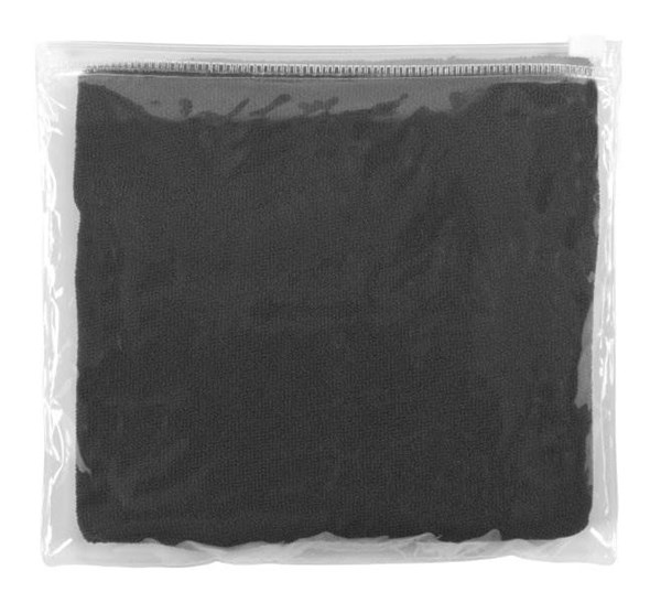 Obrázky: Černý ručník z mikrovlákna, Obrázek 2