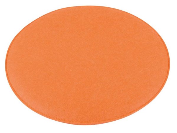 Obrázky: Pohodlný polstrovaný podsedák/ podložka, oranžová
