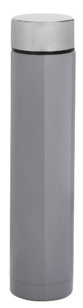 Obrázky: Malá kovová dvouplášťová termoska 250 ml, šedá