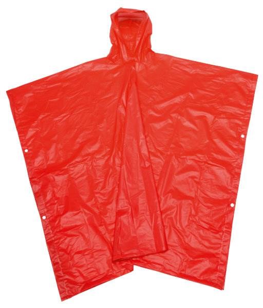 Obrázky: Červená pláštěnka - pončo v obalu s černou síťkou