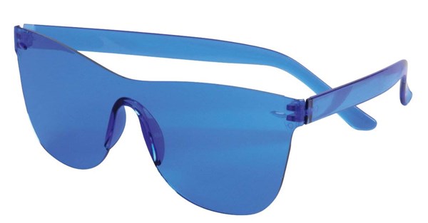 Obrázky: Trendy sluneční brýle bez obrouček, modré, Obrázek 2