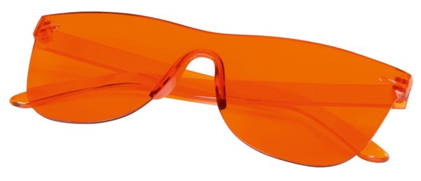 Obrázky: Trendy sluneční brýle bez obrouček, oranžové