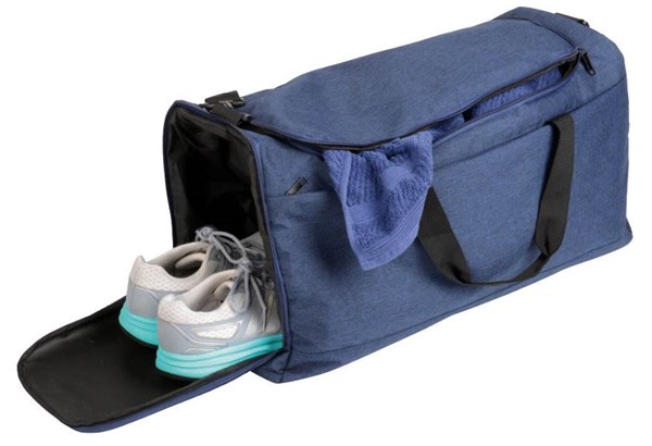 Obrázky: Modrá sportovní taška s oddílem na boty, Obrázek 2