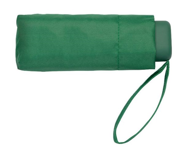 Obrázky: Hliníkový skládací mini deštník s pouzdrem, zelený, Obrázek 4