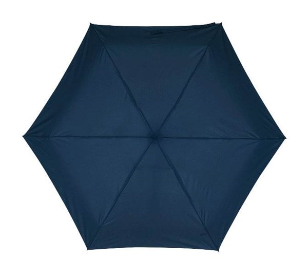Obrázky: Hliníkový skládací mini deštník s pouzdrem,tm.modrý, Obrázek 2